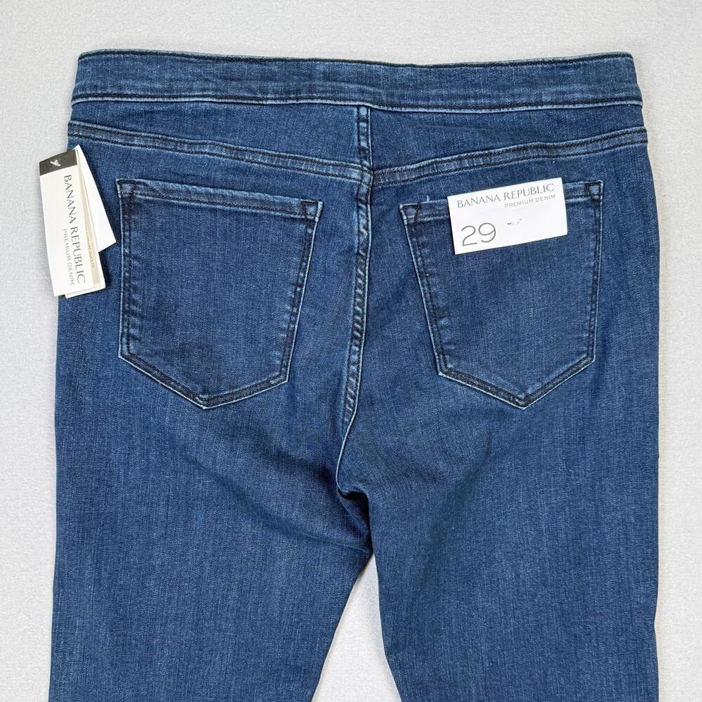 Banana Republic Woman's sailor pocket Flare Leg Jean, dark blue, 29 $98 - Picture 4 of 8